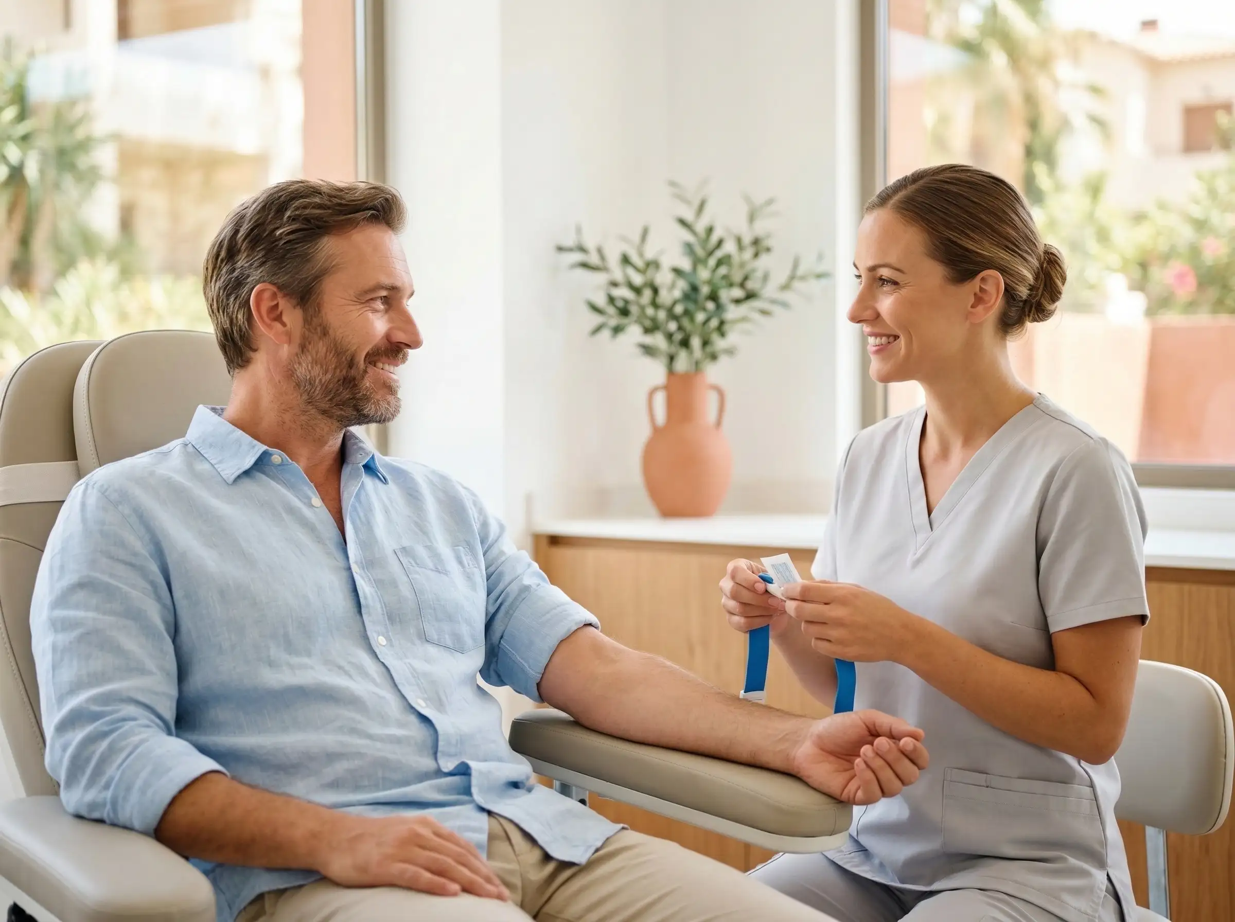 Blood test at Prevscan