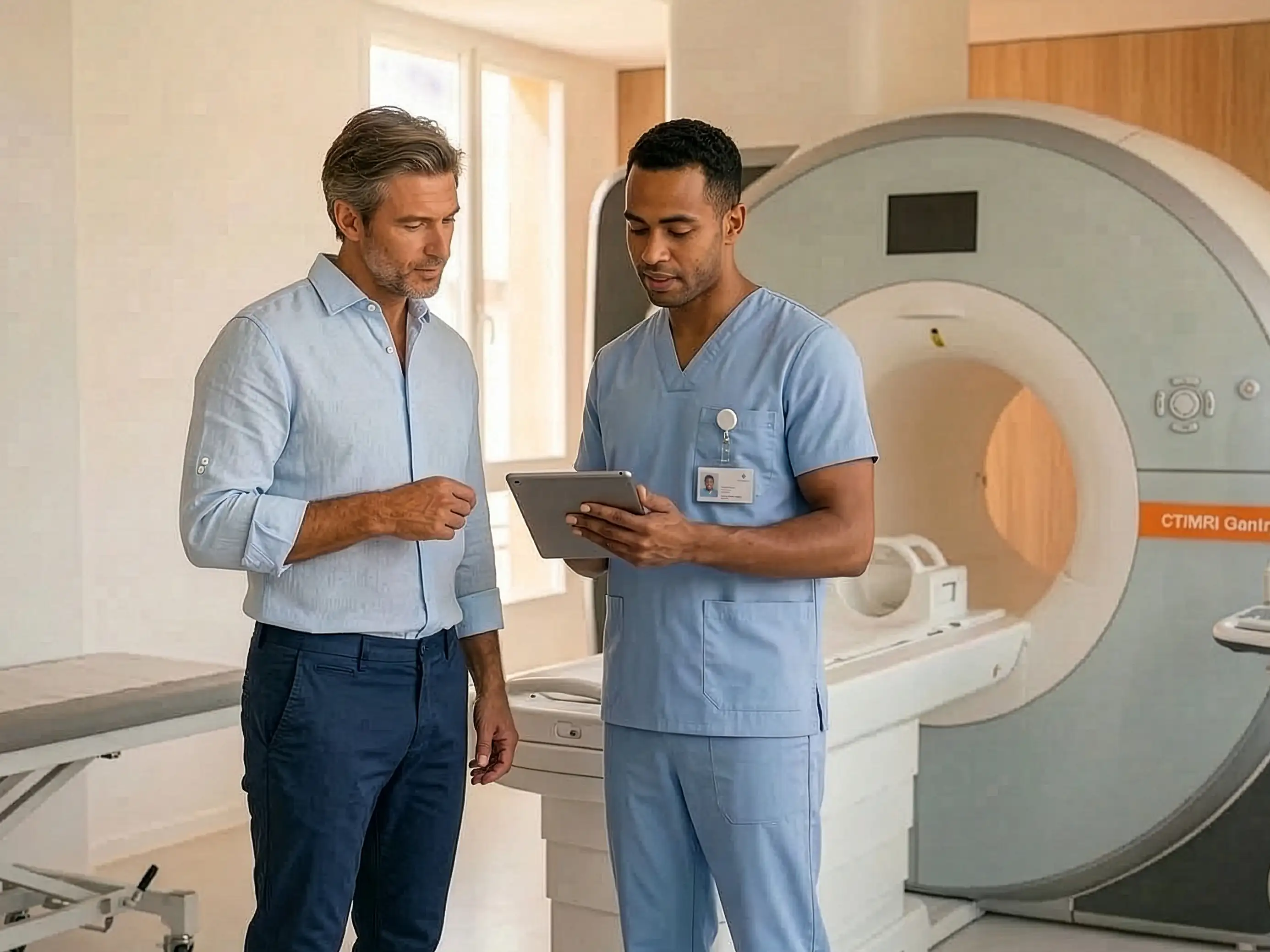 Patient MRI scan